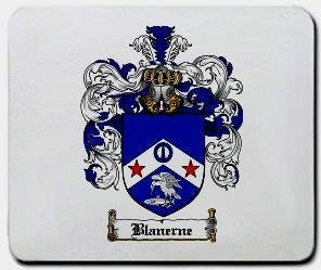 Blanerne coat of arms mouse pad
