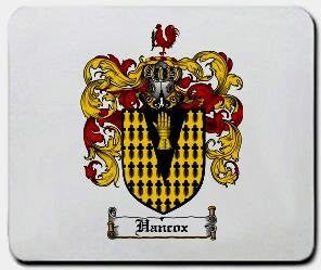 Hancox coat of arms mouse pad