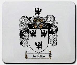 Achilles coat of arms mouse pad