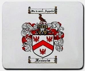 Francis coat of arms mouse pad