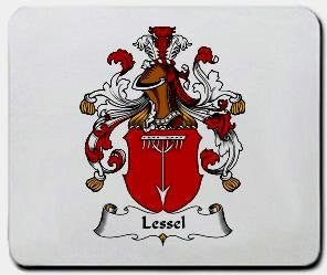 Lessel coat of arms mouse pad