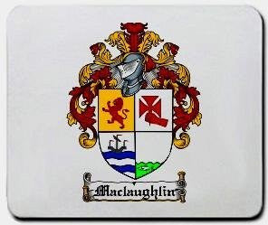 Maclaughlin coat of arms mouse pad