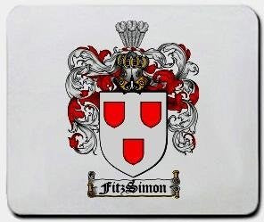 Fitzsimon coat of arms mouse pad