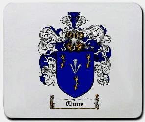 Clune coat of arms mouse pad