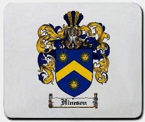 Hineson coat of arms mouse pad