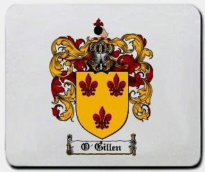 O'gillen coat of arms mouse pad