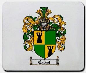Carvel coat of arms mouse pad