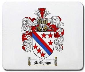 Wellyngs coat of arms mouse pad