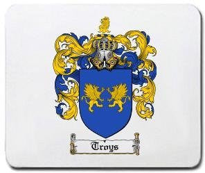 Troys coat of arms mouse pad