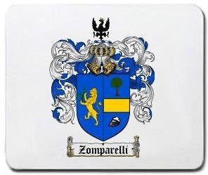 Zomparelli coat of arms mouse pad