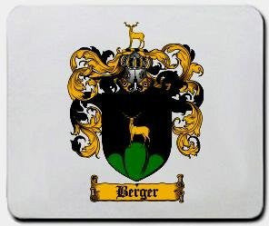 Berger coat of arms mouse pad