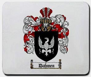 Dahmen coat of arms mouse pad