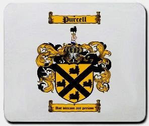 Purcell coat of arms mouse pad