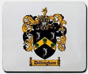 Dillingham coat of arms mouse pad
