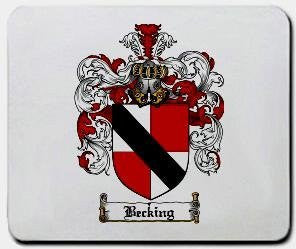 Becking coat of arms mouse pad