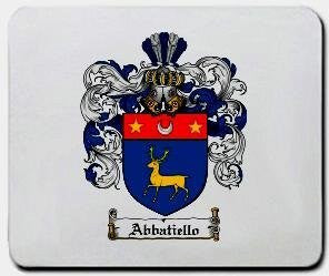 Abbatiello coat of arms mouse pad