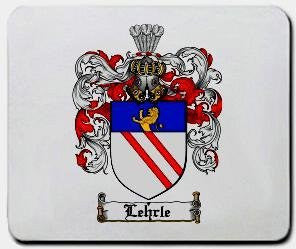 Lehrle coat of arms mouse pad
