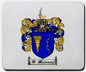 O'maloney coat of arms mouse pad