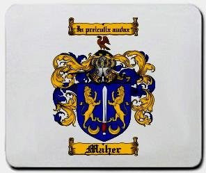 Maher coat of arms mouse pad