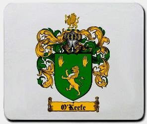 O'keefe coat of arms mouse pad