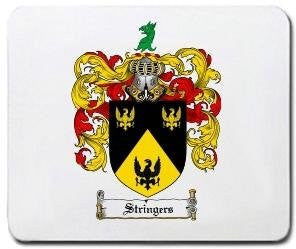 Stringers coat of arms mouse pad