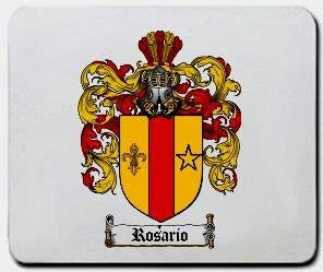 Rosario coat of arms mouse pad