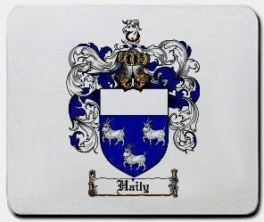Haily coat of arms mouse pad
