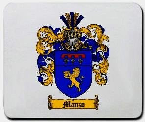 Manzo coat of arms mouse pad