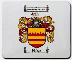 Hares coat of arms mouse pad