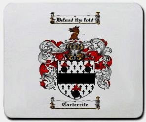 Carterrite coat of arms mouse pad