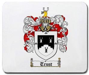 Trust coat of arms mouse pad