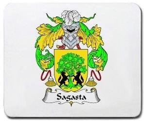 Sagasta coat of arms mouse pad