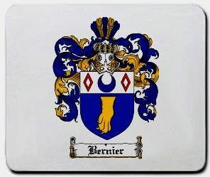 Bernier coat of arms mouse pad