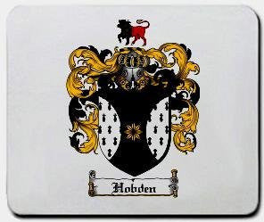 Hobden coat of arms mouse pad