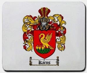Karns coat of arms mouse pad