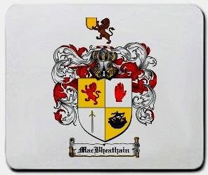 Macbheathain coat of arms mouse pad