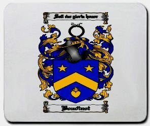Boudinot coat of arms mouse pad