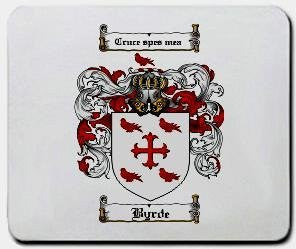 Byrde coat of arms mouse pad