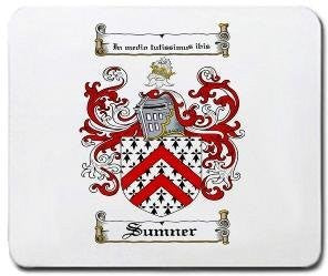 Sumner coat of arms mouse pad