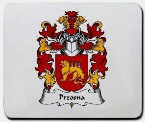 Przosna coat of arms mouse pad