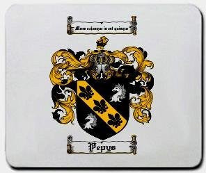 Pepys coat of arms mouse pad