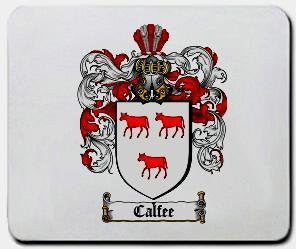 Calfee coat of arms mouse pad