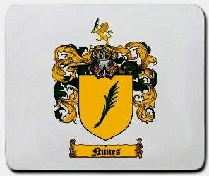 Nunes coat of arms mouse pad