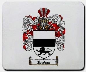 Jordane coat of arms mouse pad