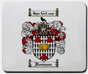 Roonane coat of arms mouse pad