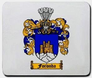 Foronda coat of arms mouse pad