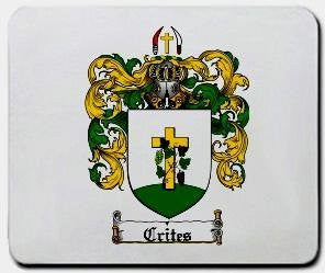 Crites coat of arms mouse pad