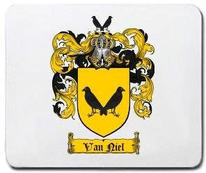 Van-niel coat of arms mouse pad