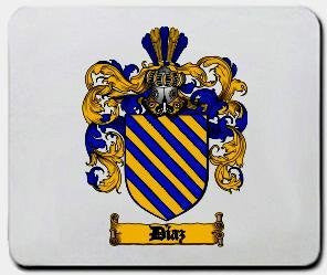 Diaz coat of arms mouse pad