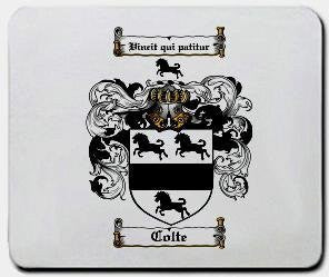 Colte coat of arms mouse pad